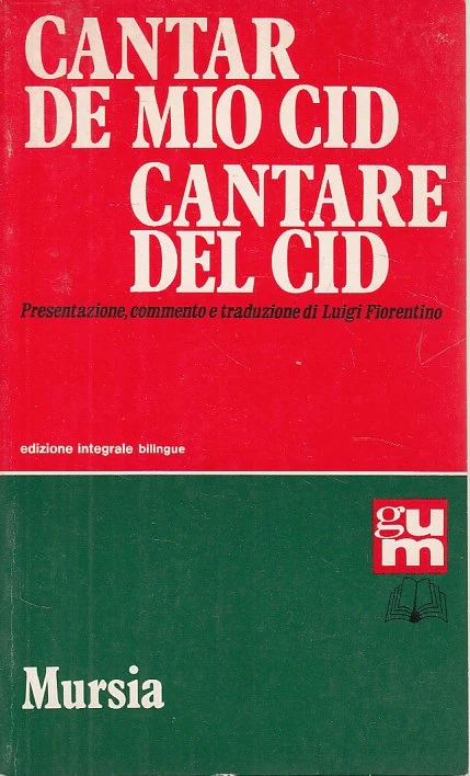 Copertina libro Cantar de Mio Cid / Cantare del Cid