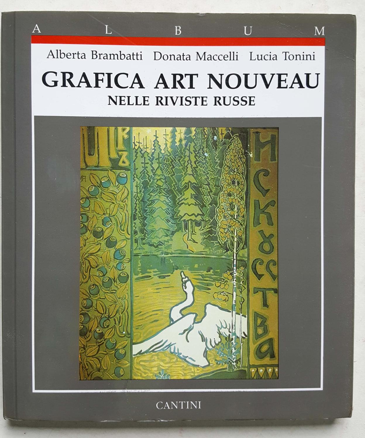 Copertina libro Grafica Art Nouveau nelle riviste Russe