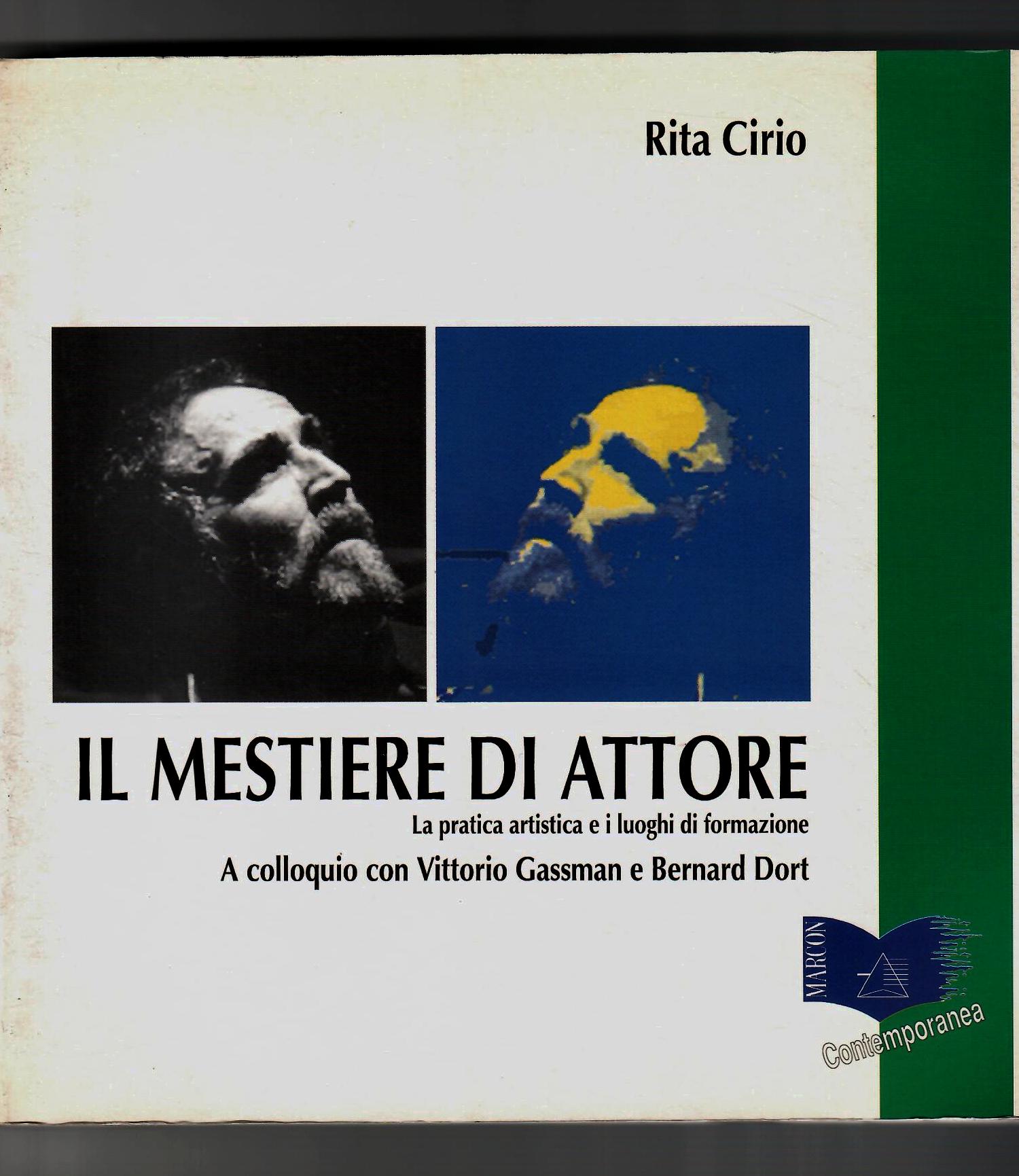 Copertina libro Mestiere di attore