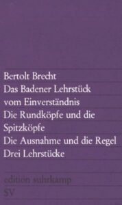 Copertina libro Drei Lehrstücke