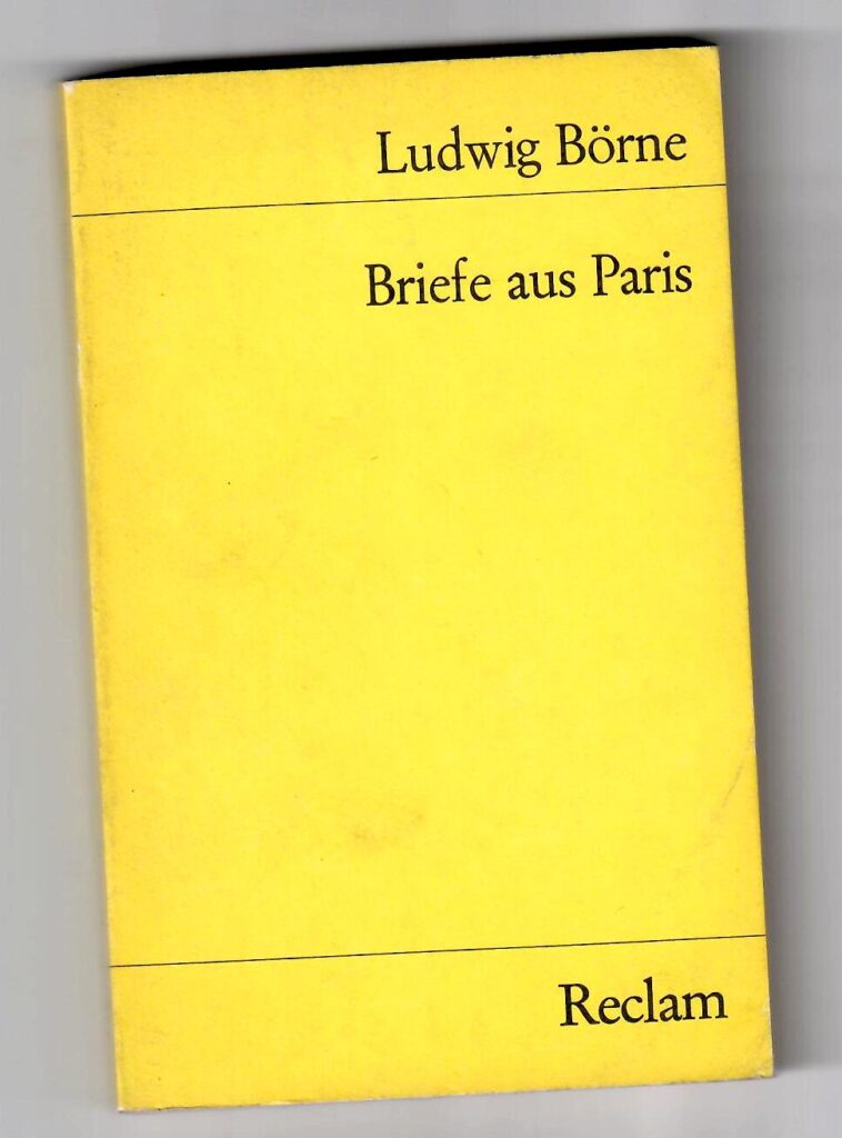 Copertina libro Briefe aus Paris