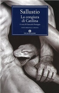 Copertina libro Congiura di Catilina (testo latino a fronte)