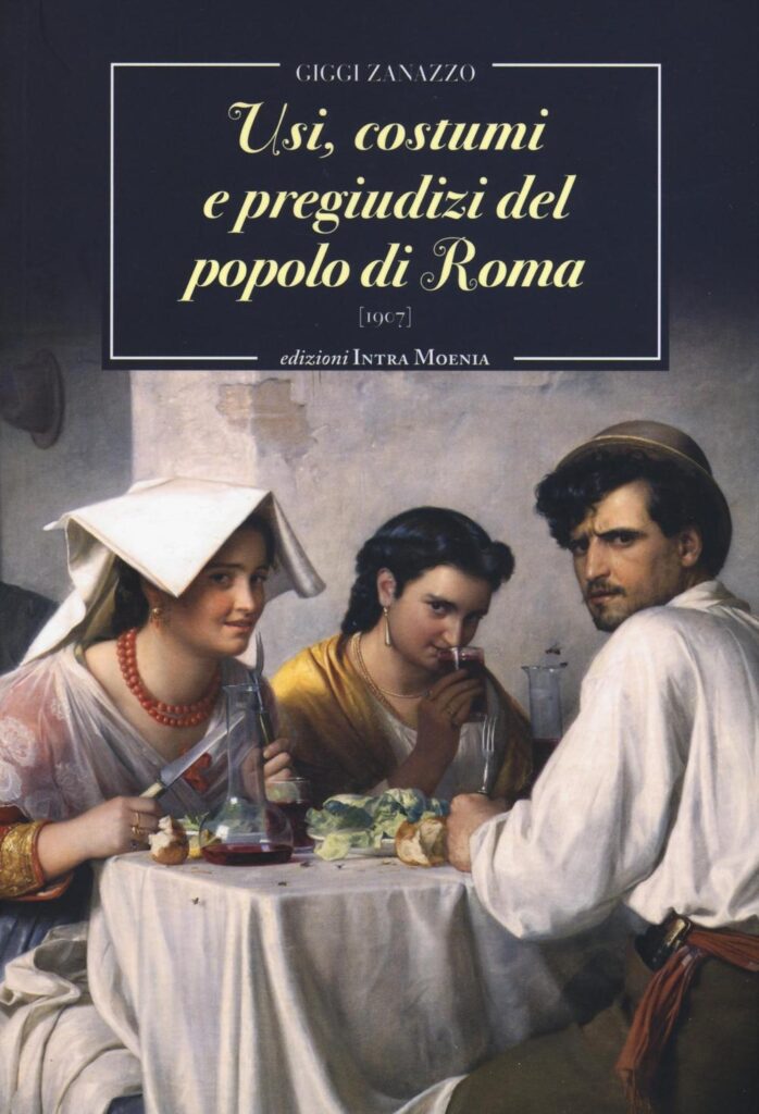 Copertina libro Usi, costumi e pregiudizi del popolo di Roma