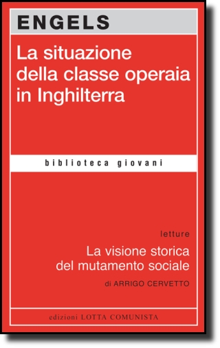 Copertina libro Situazione della classe operaia in Inghilterra