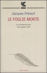 Copertina libro Foglie morte (testo francese a fronte)