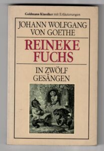 Copertina libro Reineke Fuchs in zwolf gesangen