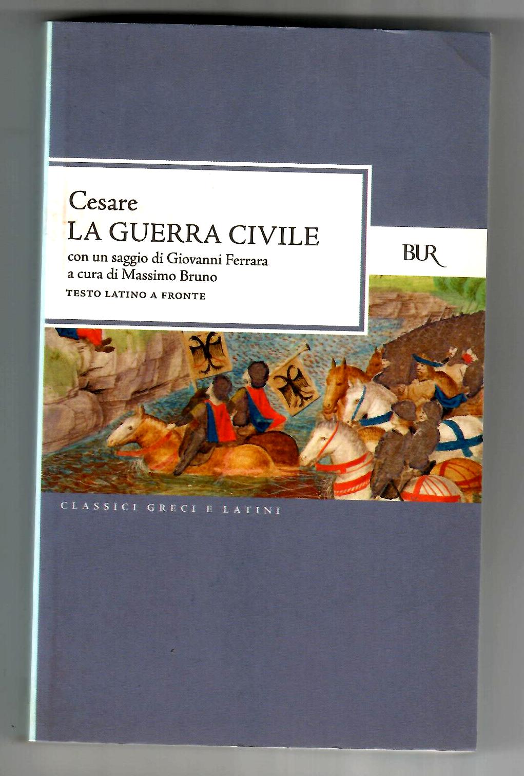 Copertina libro Guerra civile (testo latino a fronte)