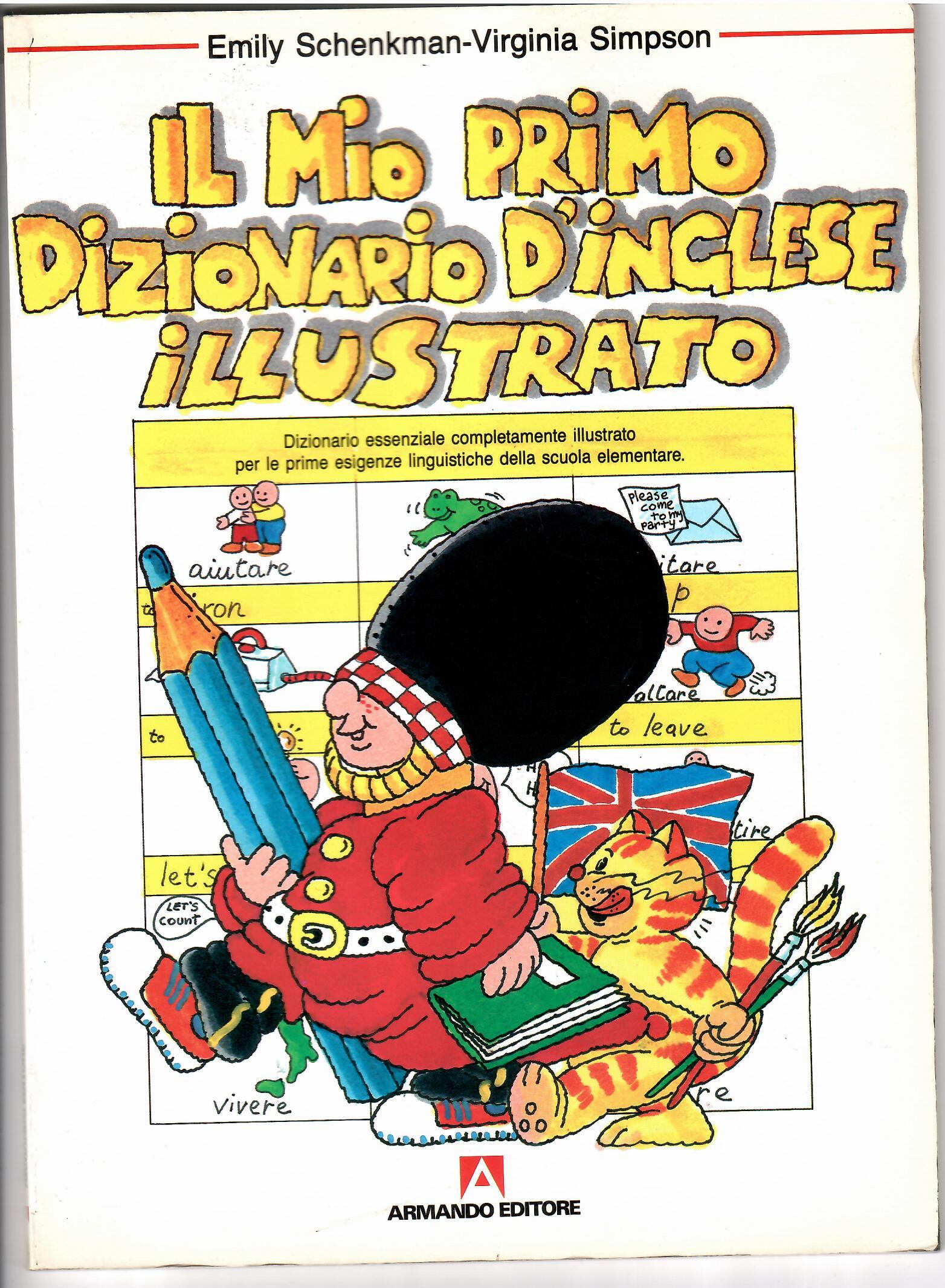 Copertina libro Mio primo dizionario d inglese illustrato