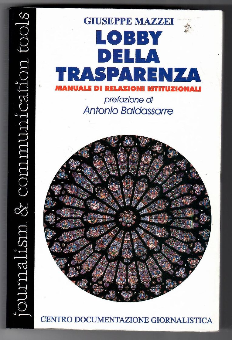 Copertina libro Lobby della trasparenza