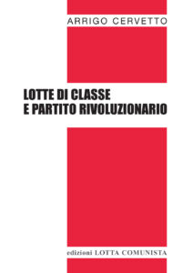 Copertina libro Lotte di Classe e Partito Rivoluzionario
