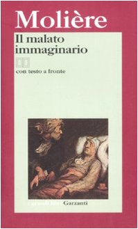 Copertina libro Malato immaginario (testo francese a fronte)