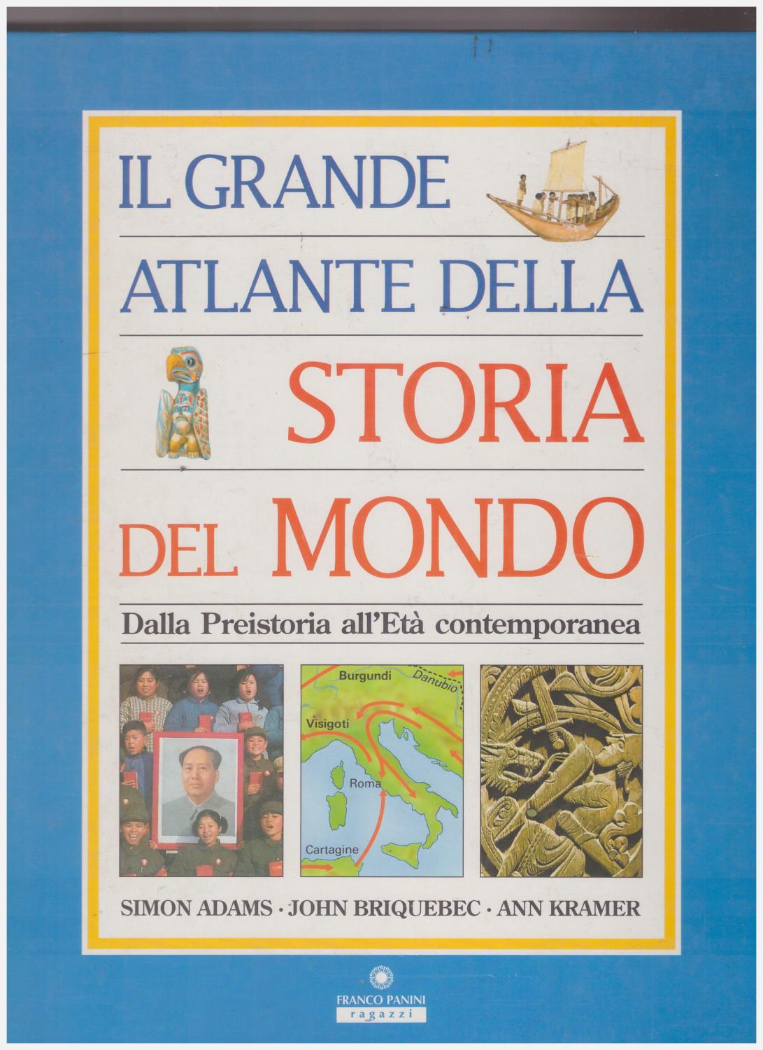 Copertina libro Grande atlante della storia del mondo