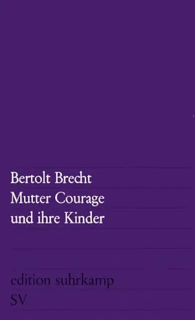 Copertina libro Mutter Courage und ihre Kinder