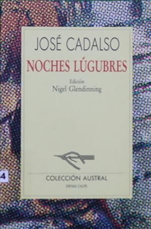 Copertina libro Noches lugubres