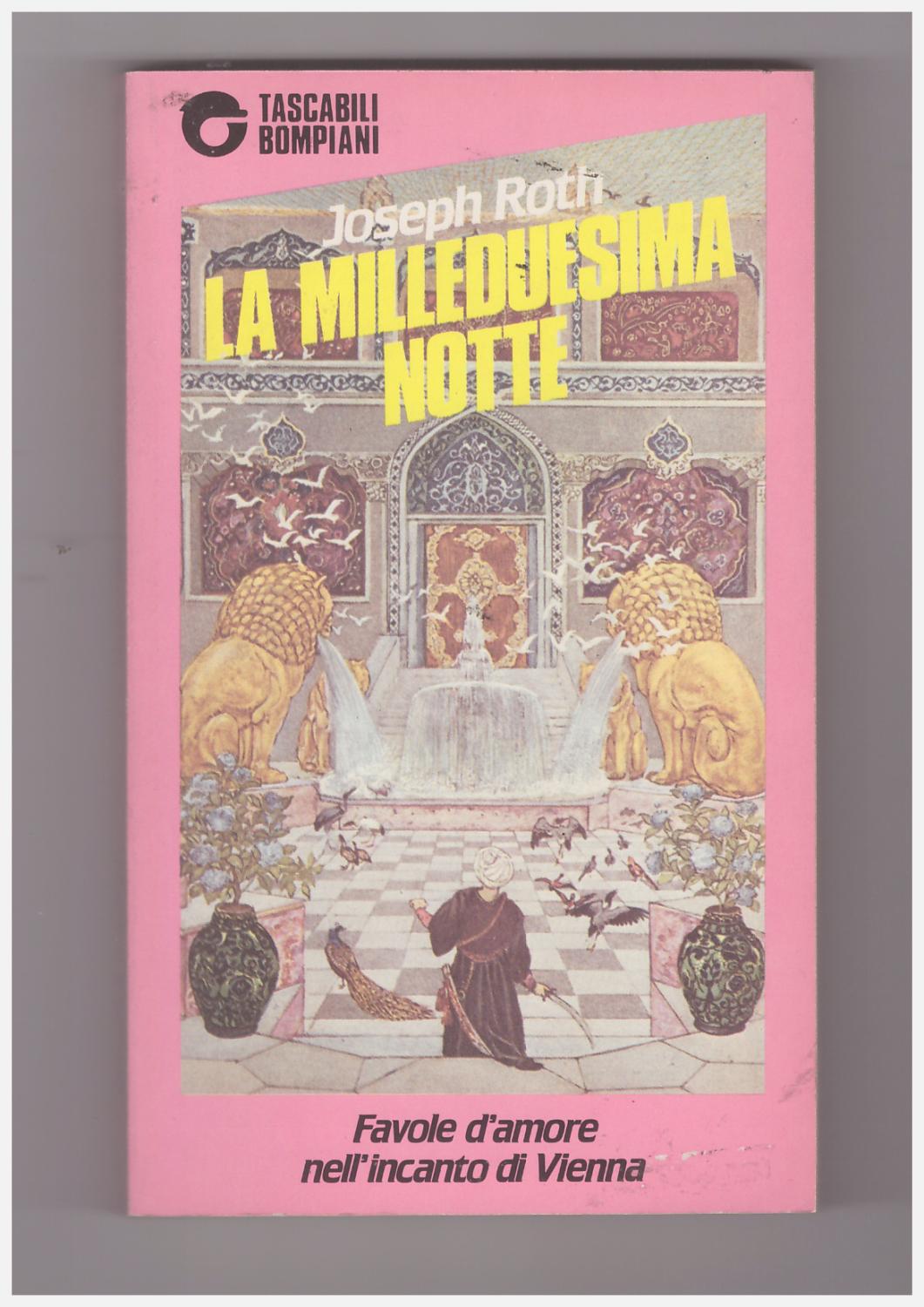 Copertina libro Milleduesima notte