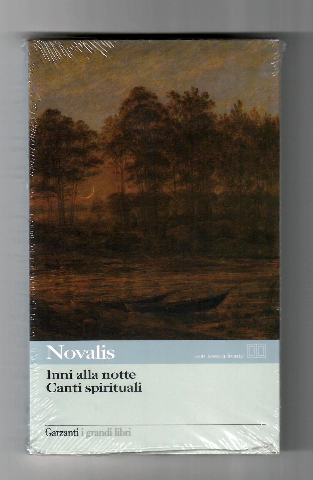 Copertina libro Inni alla notte  Canti spirituali