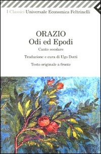 Copertina libro Odi ed epodi (testo latino a fronte)