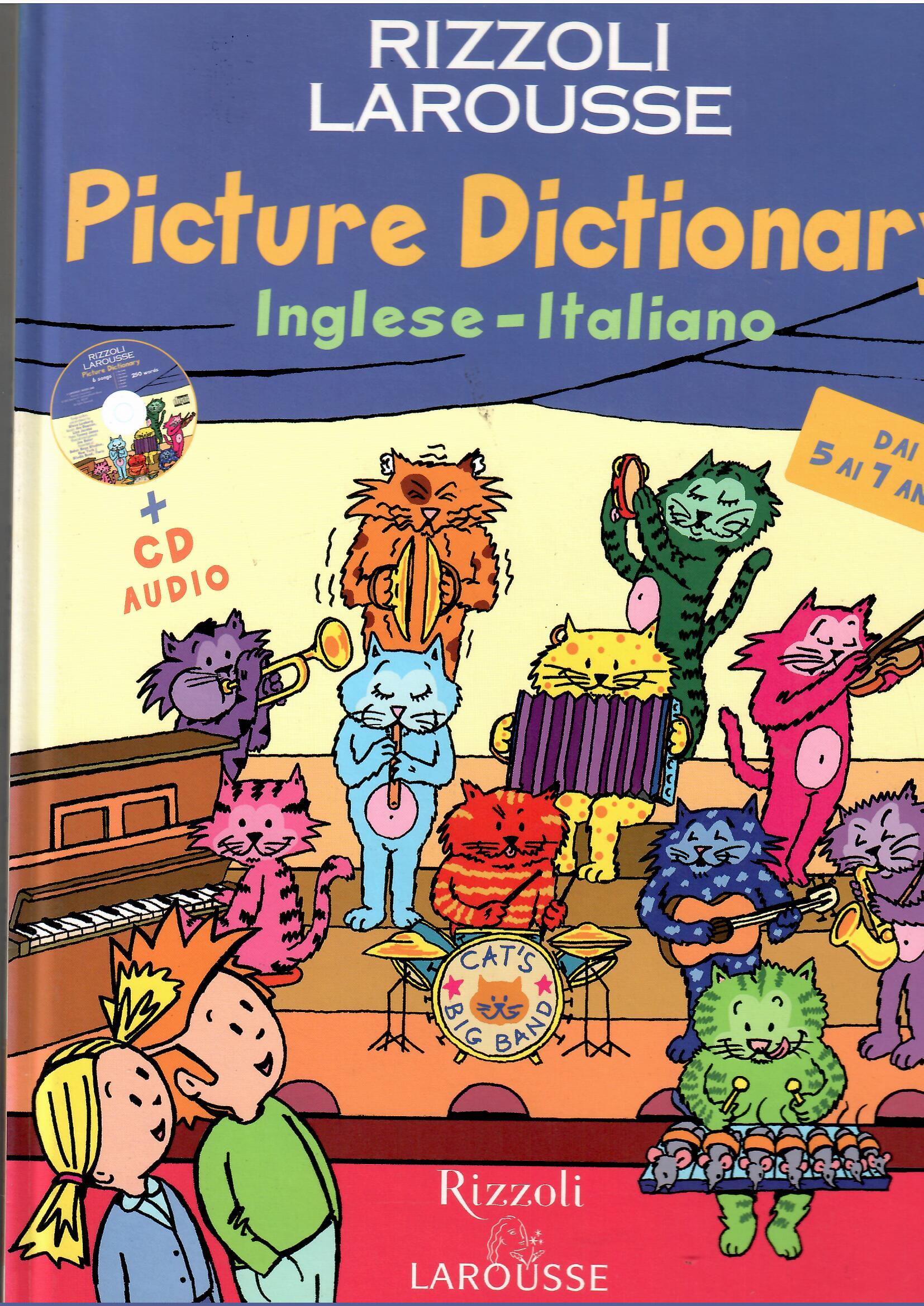 Copertina libro Picture Dictionary Inglese-Italiano + Cd