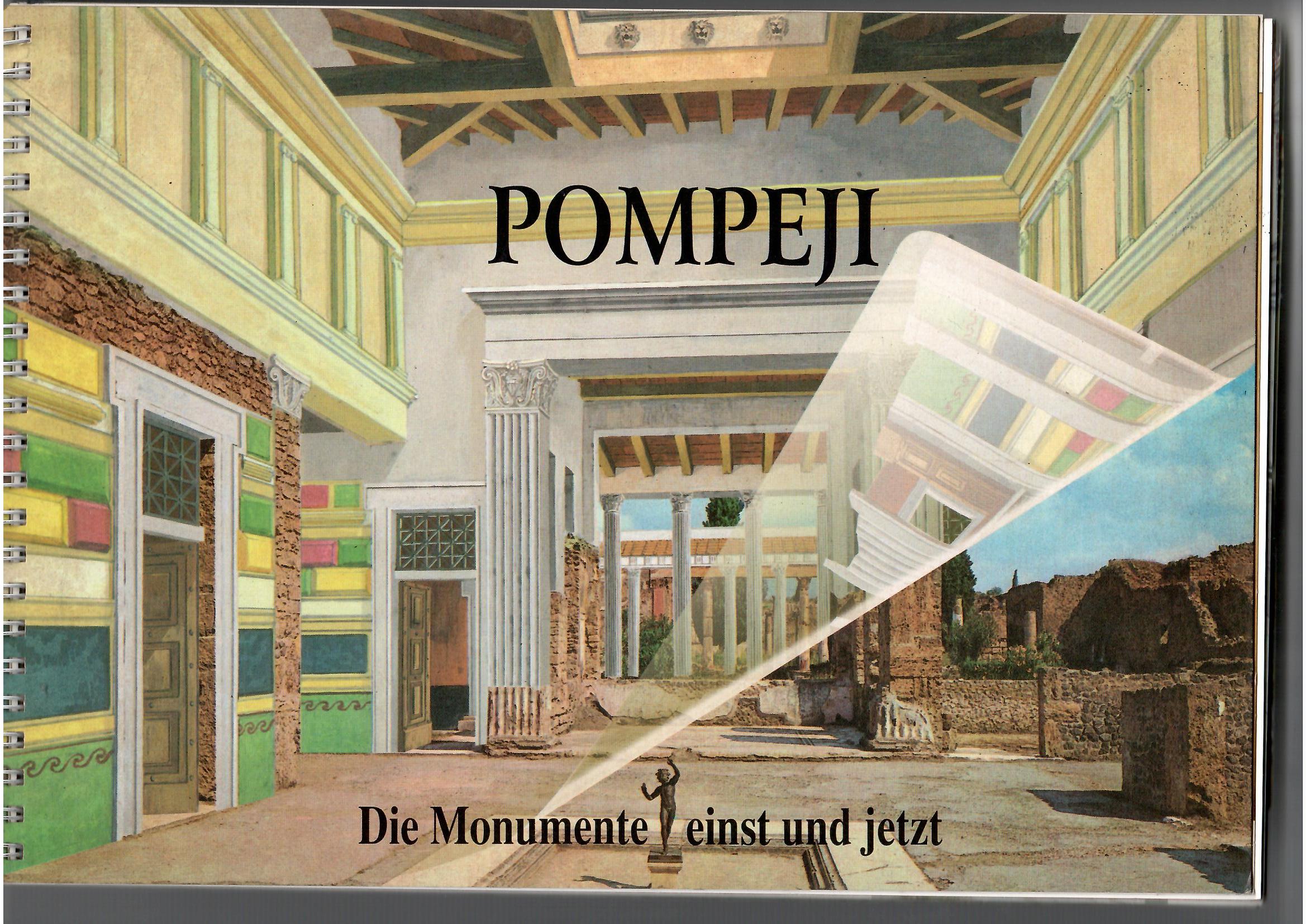 Copertina libro Pompeji Die Monumente einst und jetzt