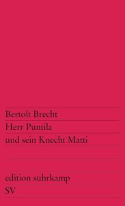 Copertina libro Herr Puntila und sein Knecht Matti