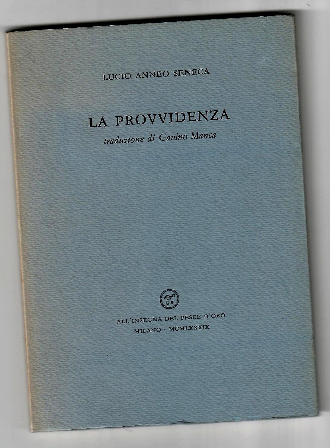 Copertina libro Provvidenza