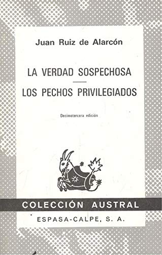 Copertina libro Verdad sospechosa - Pechos privilegiados