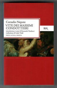 Copertina libro Vite dei Massimi Condottieri (testo latino a fronte)