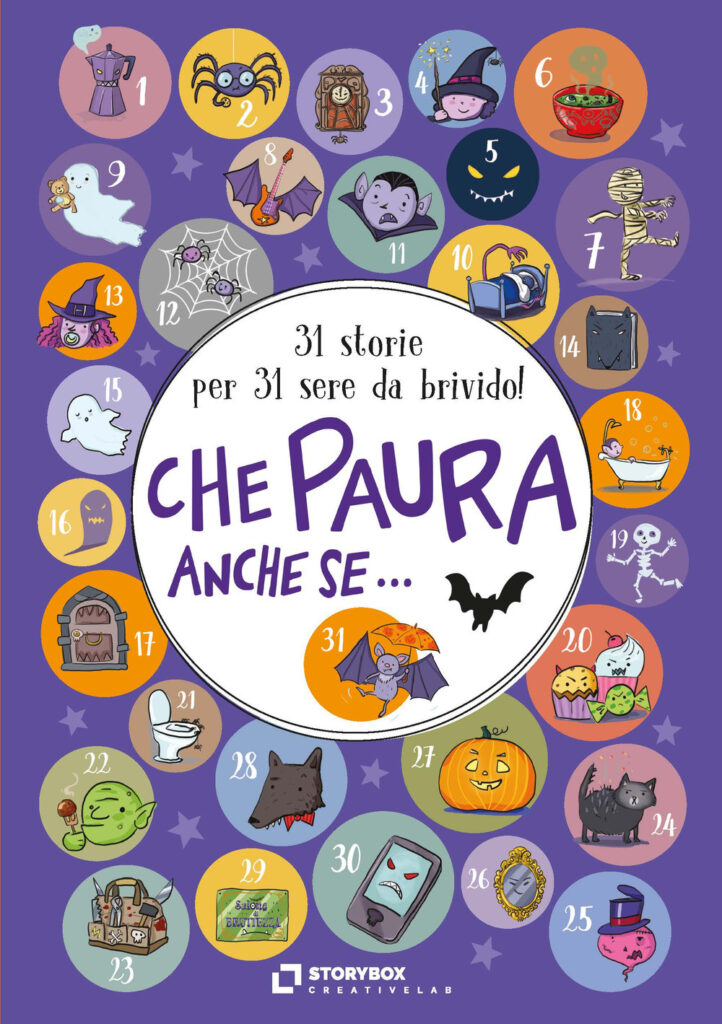 Copertina libro Che paura anche se...31 storie per 31 sere da brivido !