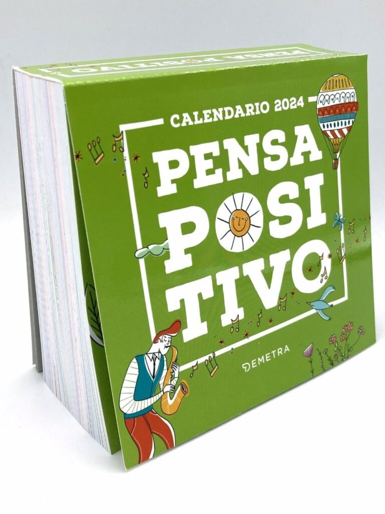 Copertina libro Pensa Positivo Calendario 2024