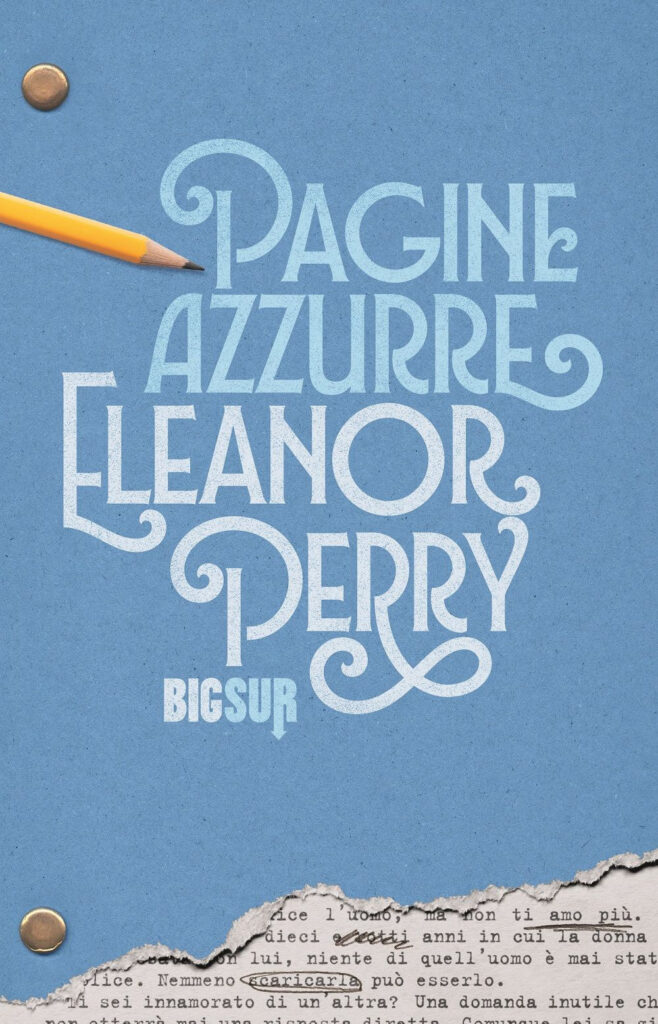 Copertina libro Pagine azzurre