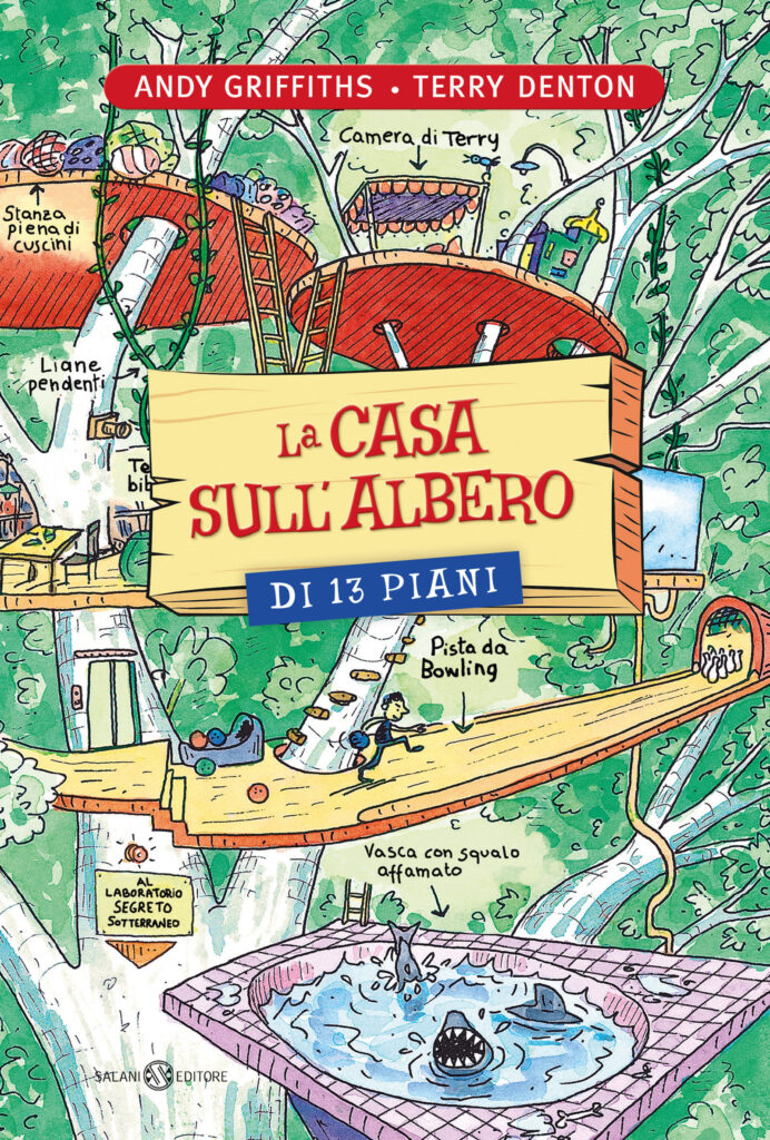 Copertina libro Casa sull'albero di 13 piani