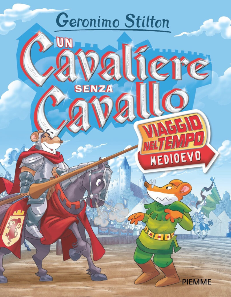 Copertina libro Un cavaliere senza cavallo Viaggio nel tempo Medioevo