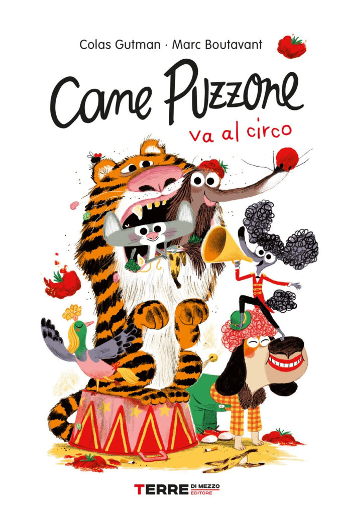 Copertina libro Cane puzzone va al circo