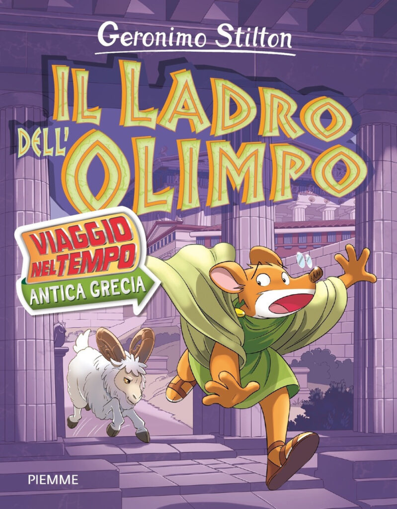 Copertina libro Ladro dell'Olimpo Viaggio nel Tempo Antica Grecia