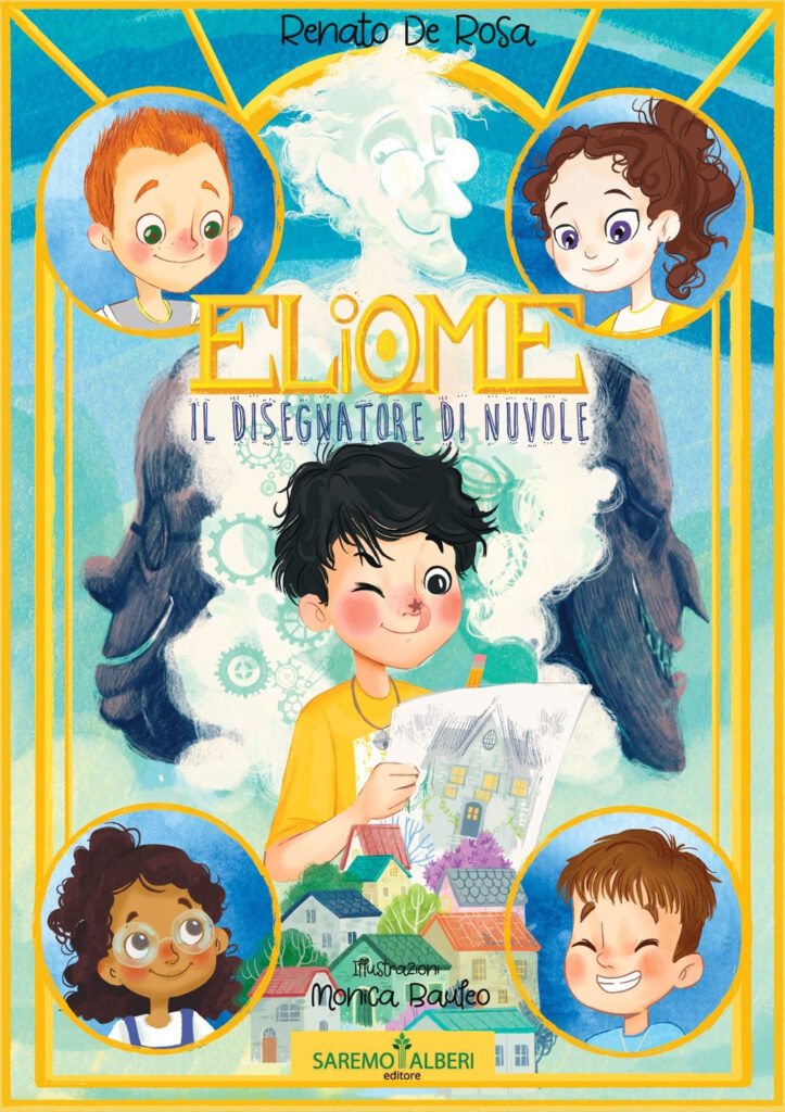 Copertina libro Eliome il disegnatore di nuvole