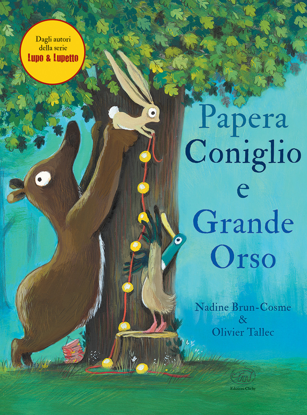 Copertina libro Papera Coniglio e grande Orso