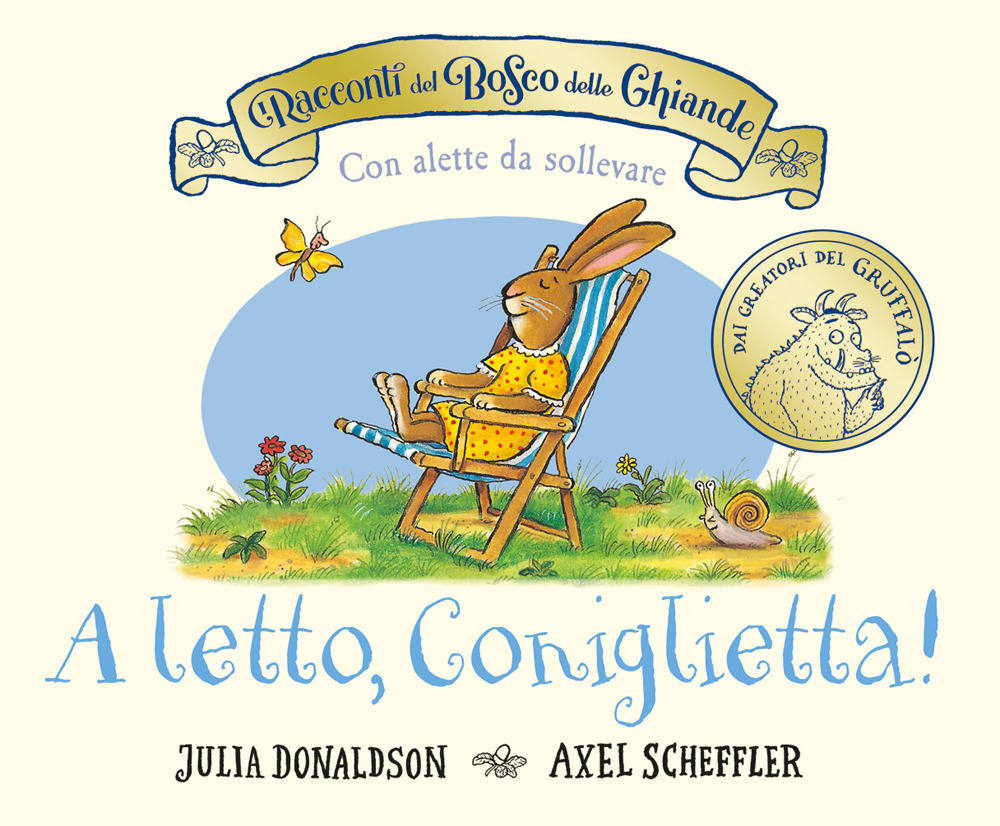 Copertina libro A letto coniglietta - Racconti del bosco delle ghiande