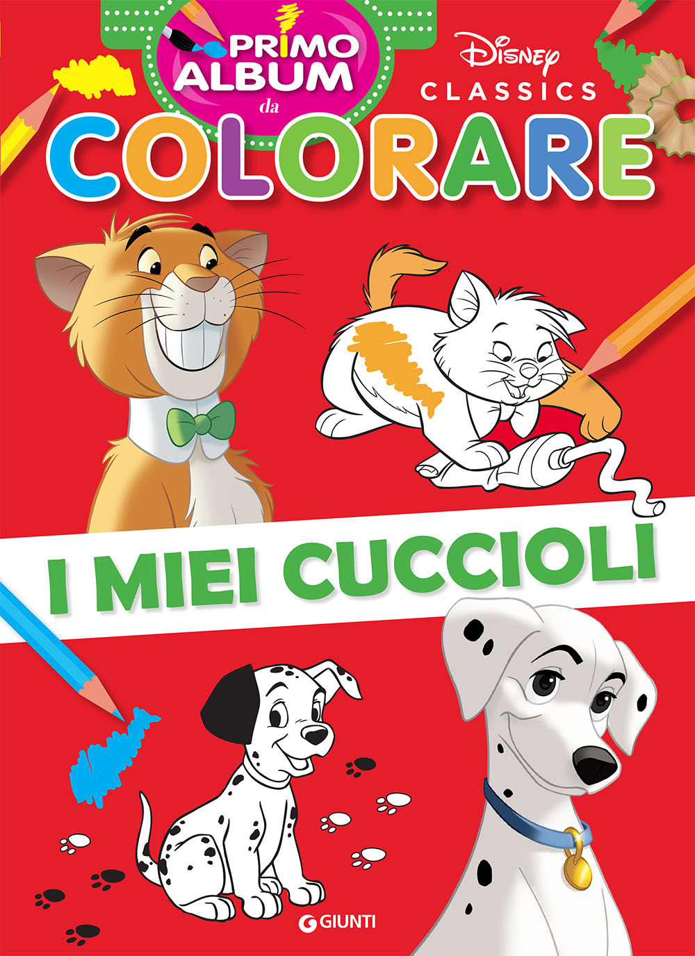 Copertina libro I miei cuccioli Primo Album da Colorare