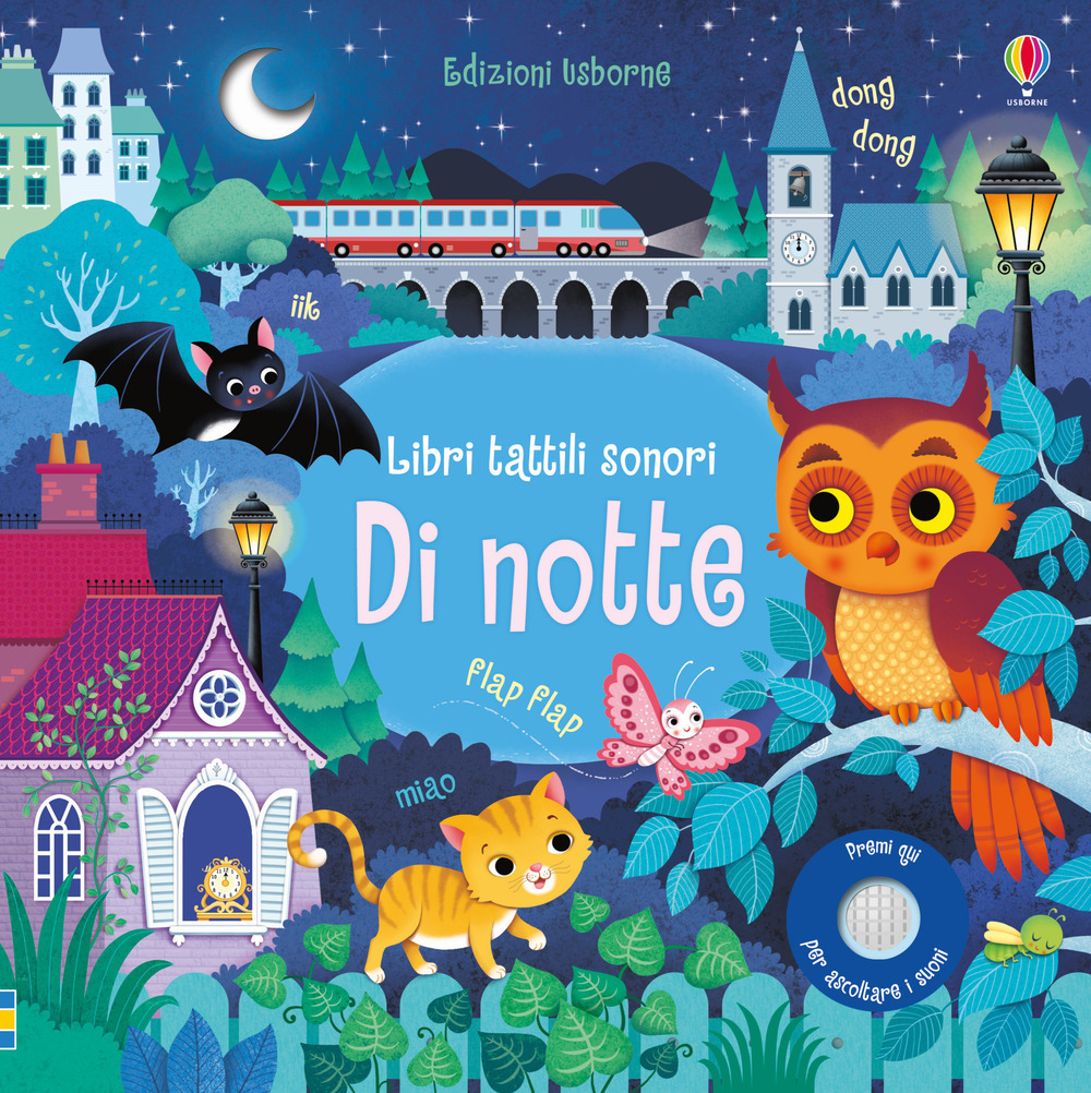 Copertina libro Di notte - Libri Tattili Sonori