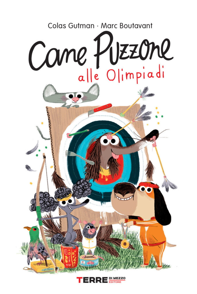 Copertina libro Cane Puzzone alle Olimpiadi