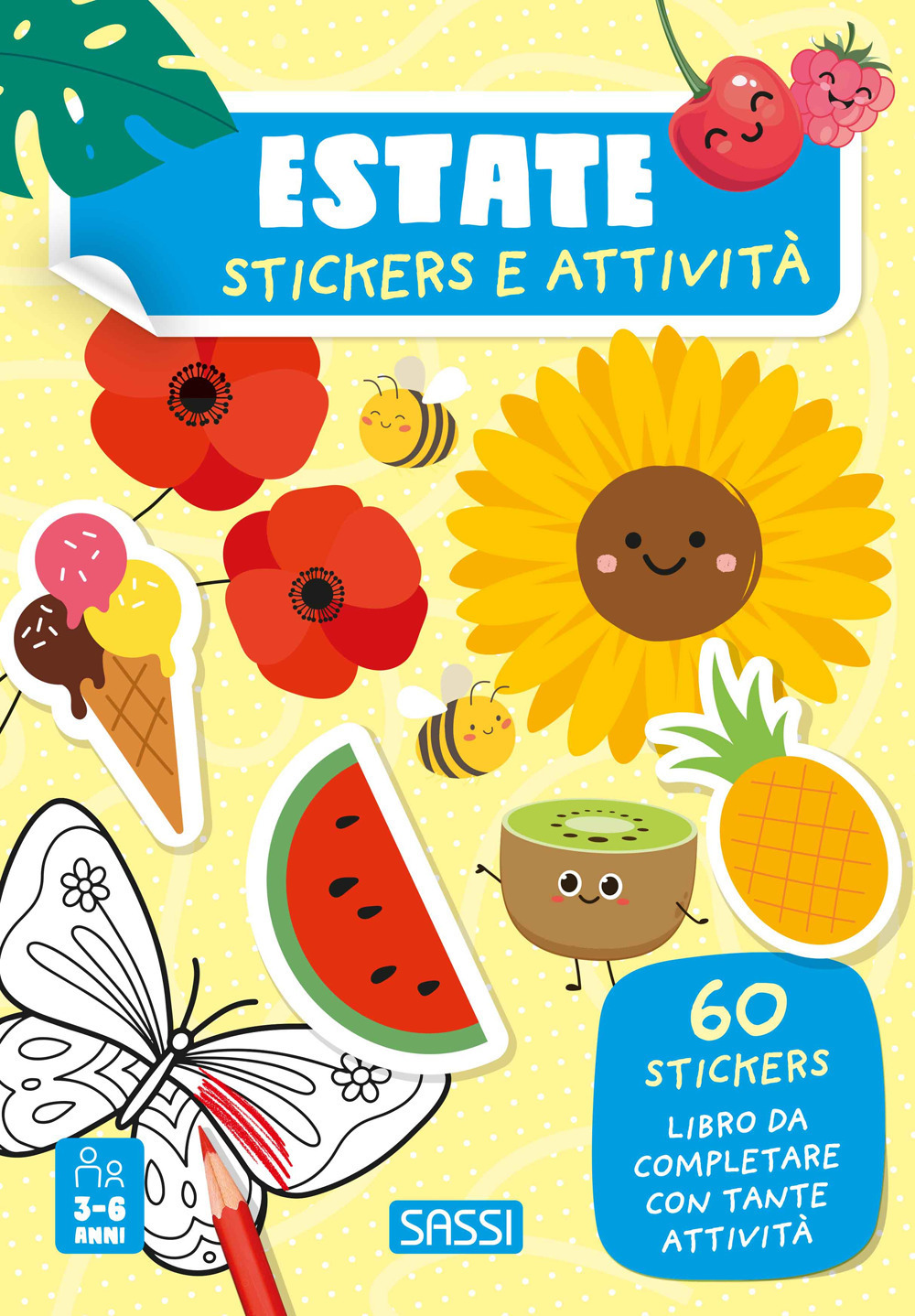 Copertina libro Estate - Stickers e Attività