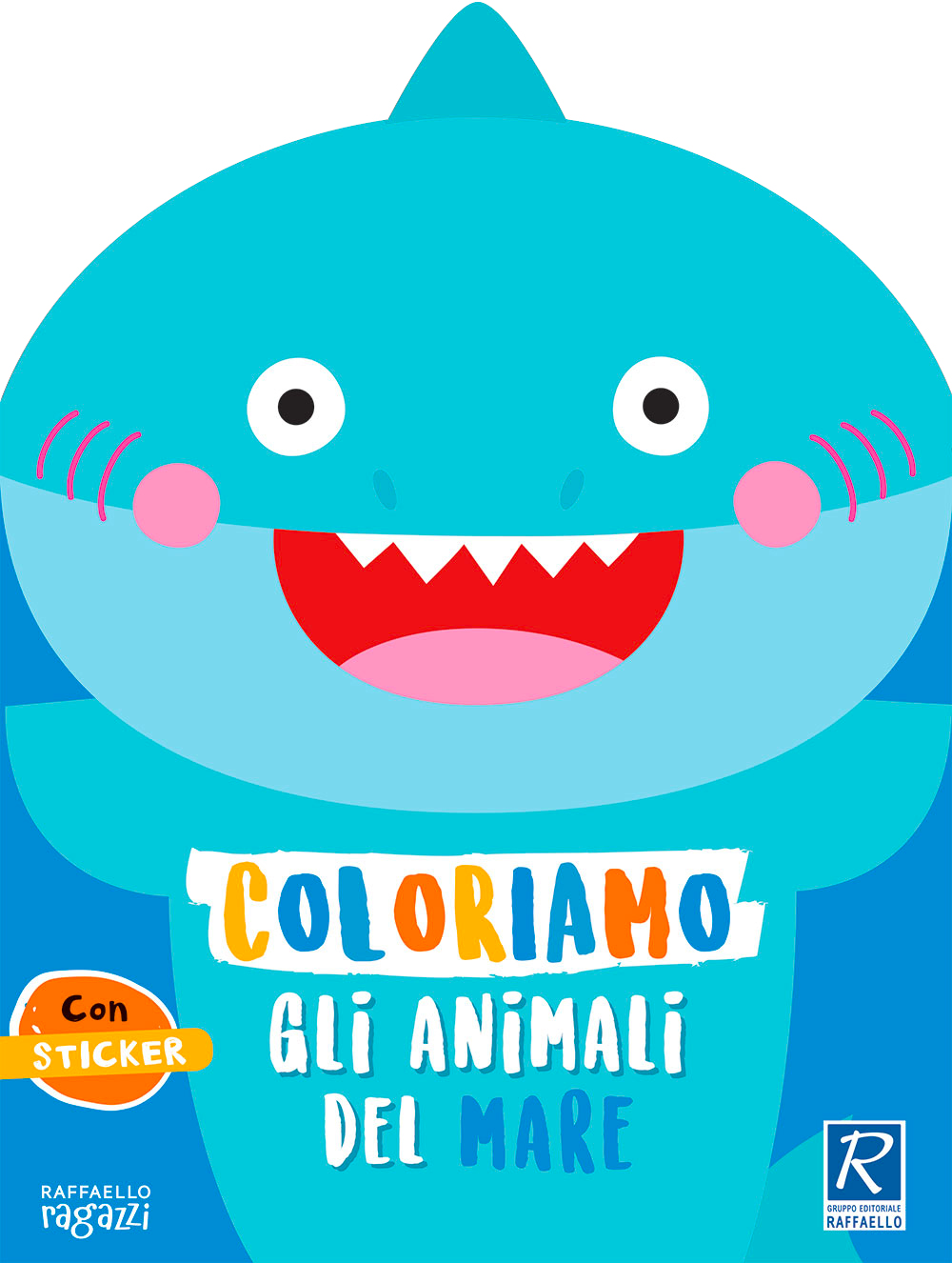 Copertina libro Coloriamo gli Animali del Mare