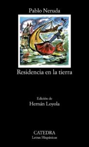 Copertina libro Residencia en la tierra