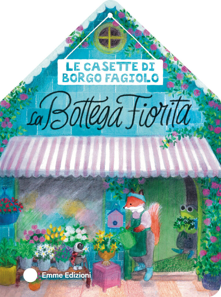 Copertina libro Casette di Borgo Fagiolo - Bottega fiorita