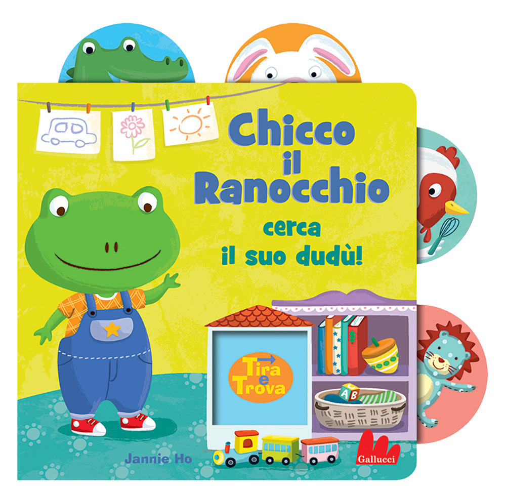 Copertina libro Chicco il ranocchio cerca il suo dudù