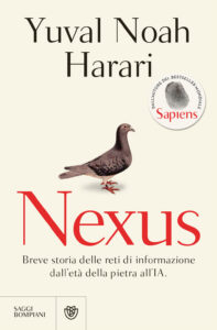 Copertina libro Nexus Breve storia delle reti di informazione dall'età della pietra all'IA