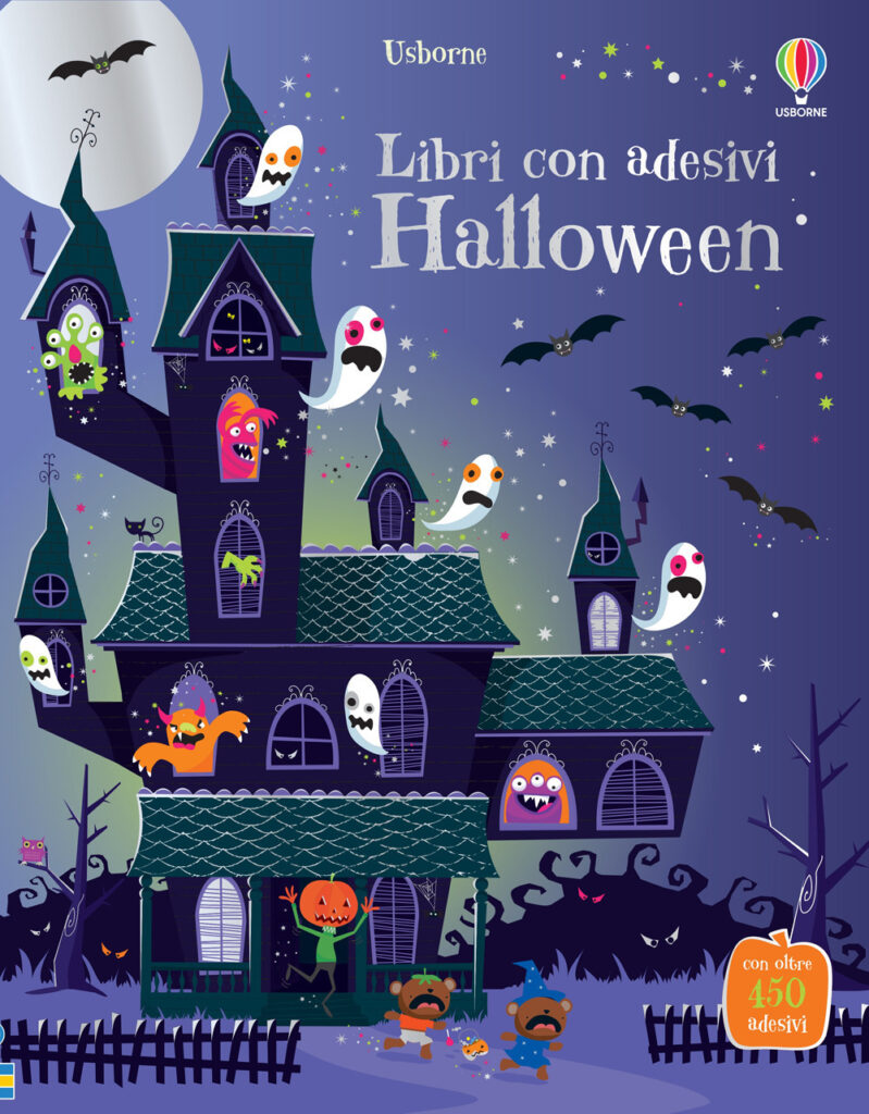 Copertina libro Halloween Libri con adesivi