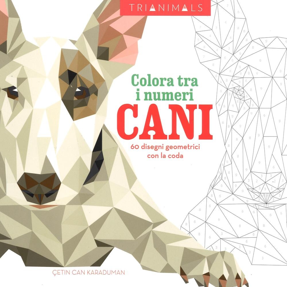 Copertina libro Cani - Colora tra i numeri