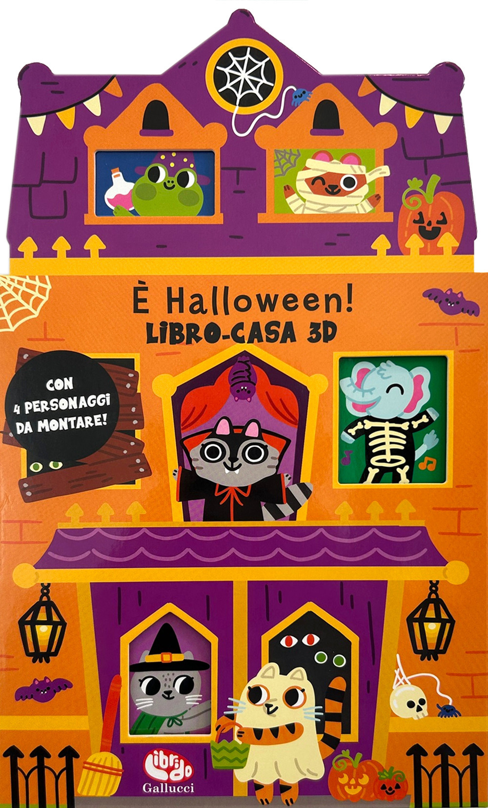 Copertina libro E' Halloween ! Libro-Casa 3D