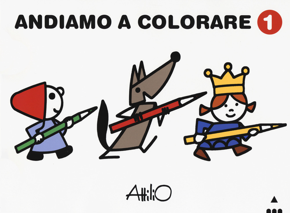 Copertina libro Andiamo a Colorare 1 - Mini Fiabe